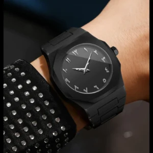Aura Arabic Watch - Black